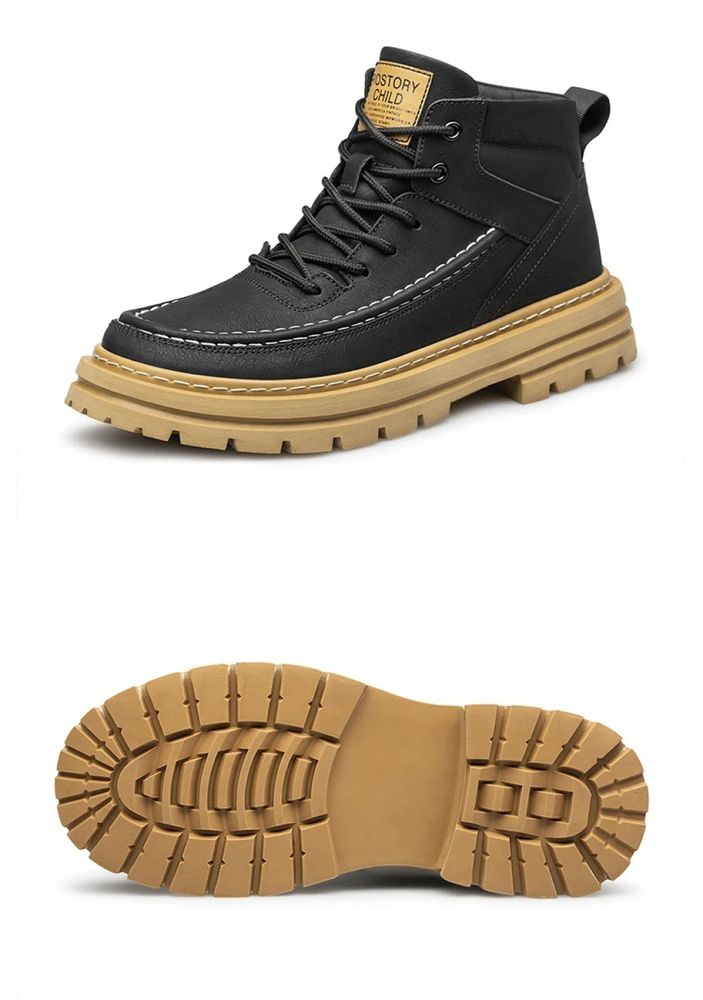 Lossacc Ank Light Bota Aumenta Altura 7 cm - Preta