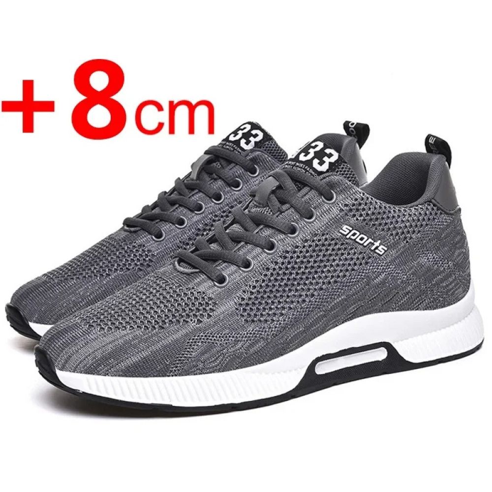 Lossac Sports Trainer Tênis Aumenta Altura 8 cm - Cinza