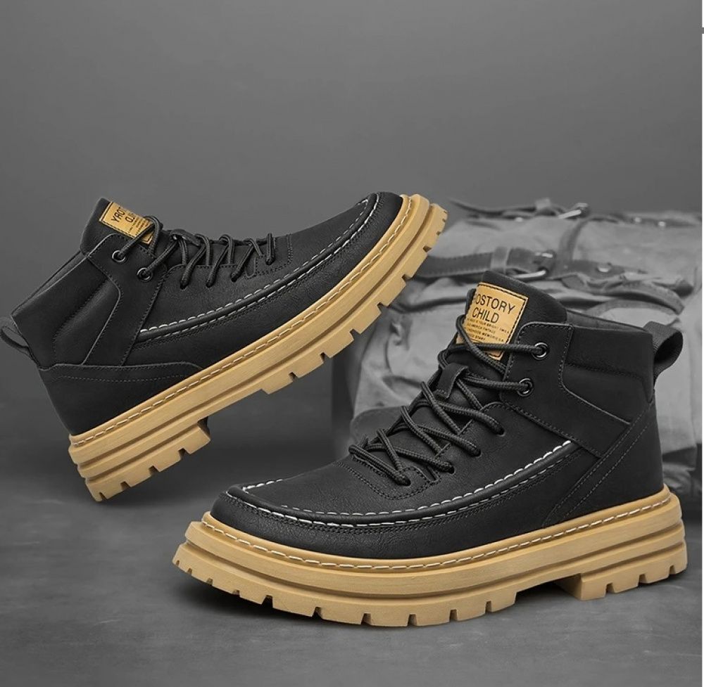 Lossacc Ank Light Bota Aumenta Altura 7 cm - Preta