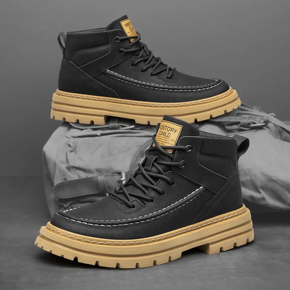 Lossacc Ank Light Bota Aumenta Altura 7 cm - Preta